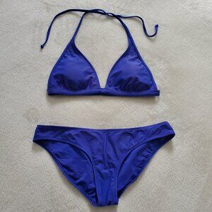 Body Glove Triangle Bikini Cobalt Blue Large